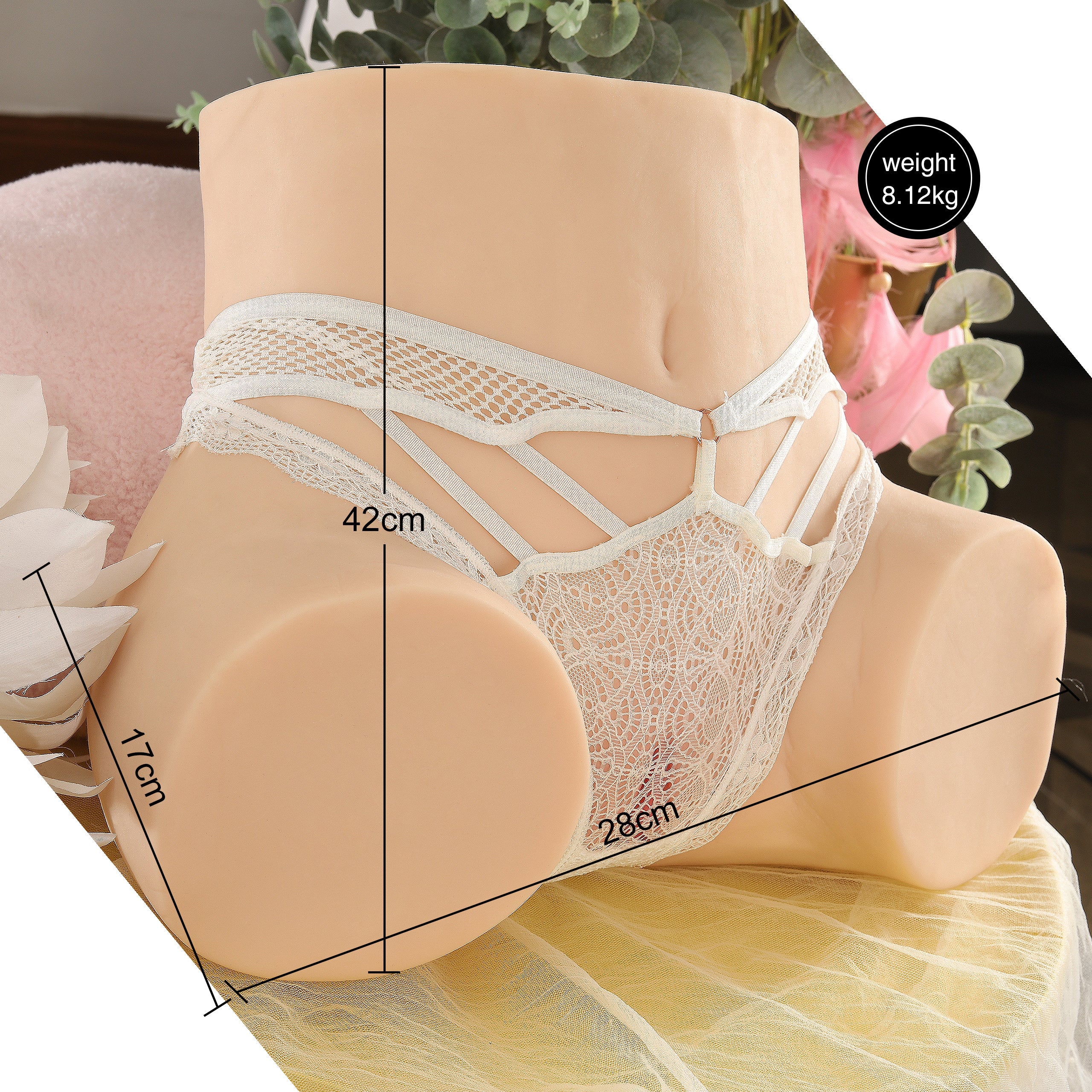 Faye 17.9 lbs Lifelike Big Ass Sex Doll for Men